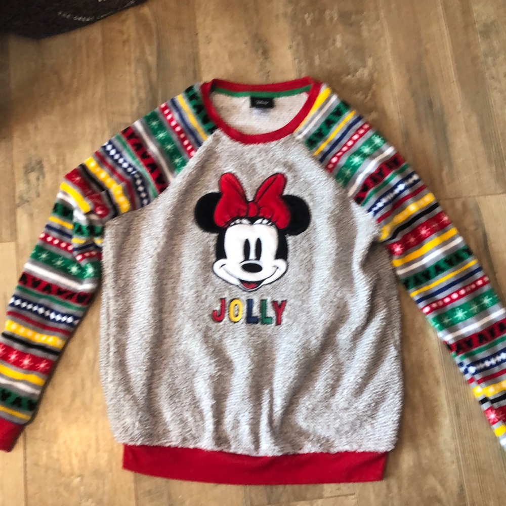 Christmas Disney Mickey and Minnie Mouse pj set
